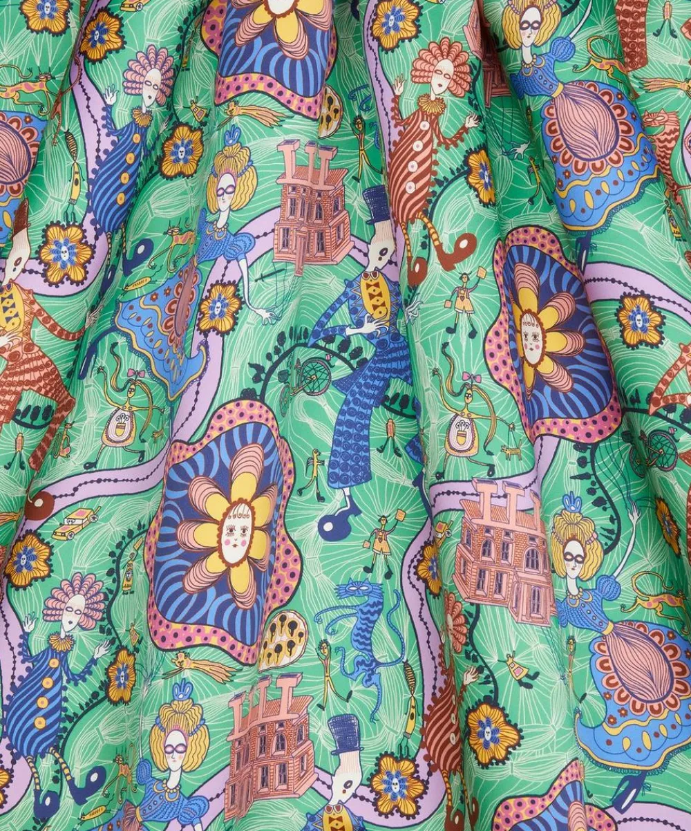Liberty Fabrics Silk Satin^Grayson Perry for Liberty Shirley Smith II Silk Satin