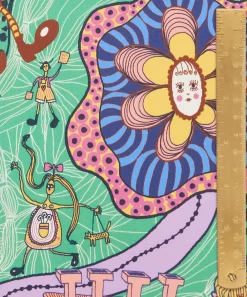 Liberty Fabrics Silk Satin^Grayson Perry for Liberty Shirley Smith II Silk Satin