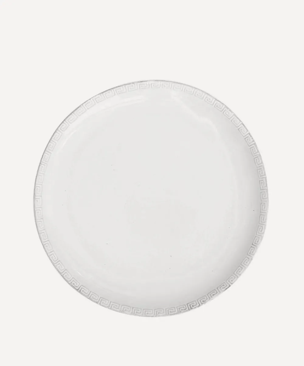 Astier de Villatte Tableware^Grecque Dinner Plate