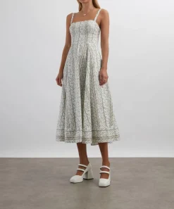 Hill House Home Dresses^Green Provence Floral Margot Dress