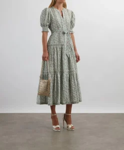 Hill House Home Dresses^Green Provence Floral Yara Shirt Dress