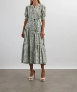 Hill House Home Dresses^Green Provence Floral Yara Shirt Dress