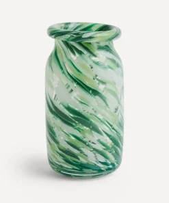 Hay Vases^Green Splash Roll Neck Medium Vase