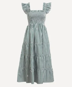 Hill House Home Dresses^Green Stripes Ellie Nap Dress