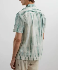 SMR Days Shirts^Green Tie-Dye Paraiso Cotton Shirt