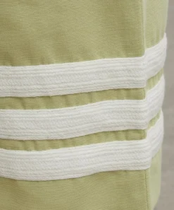 Bode Trousers^Green-Cream Tri-Stripe Trousers