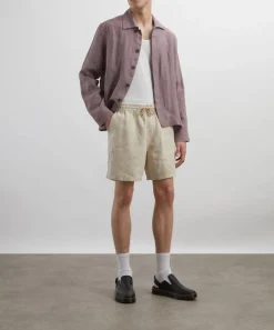 NN07 Shorts^Gregor Casual Drawstring Linen Shorts