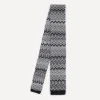 Missoni Ties^Grey Knitted Tie
