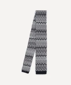 Missoni Ties^Grey Knitted Tie