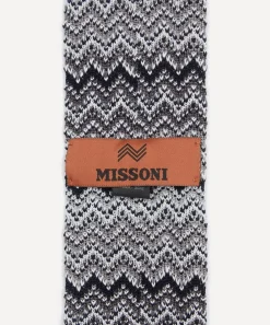 Missoni Ties^Grey Knitted Tie