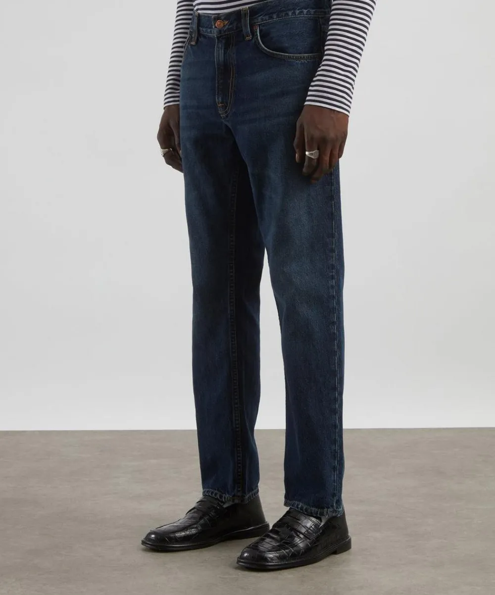 Nudie Jeans Jeans^Gritty Jackson Blue Soil Jeans