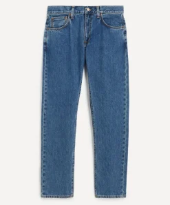 Nudie Jeans Jeans^Gritty Jackson Straight-Leg Jeans in Morning Mist