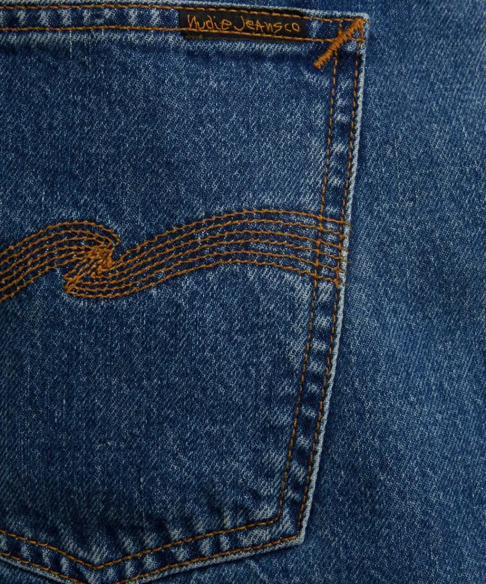 Nudie Jeans Jeans^Gritty Jackson Straight-Leg Jeans in Morning Mist