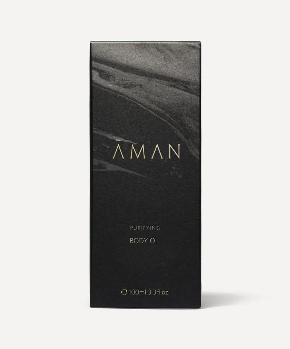 Aman Body Oils^Grounding Amethyst Bath and Shower Oil 100ml