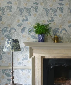 Liberty Interiors Wallpaper^Hana in Lapis