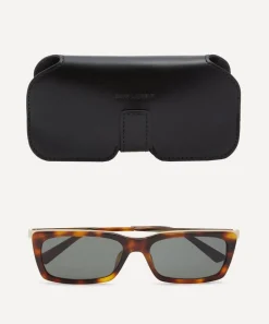 Saint Laurent Sunglasses & Glasses^Havana Square Combination Sunglasses