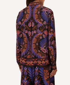 FARM Rio Tops^Heart Forest Black Shirt