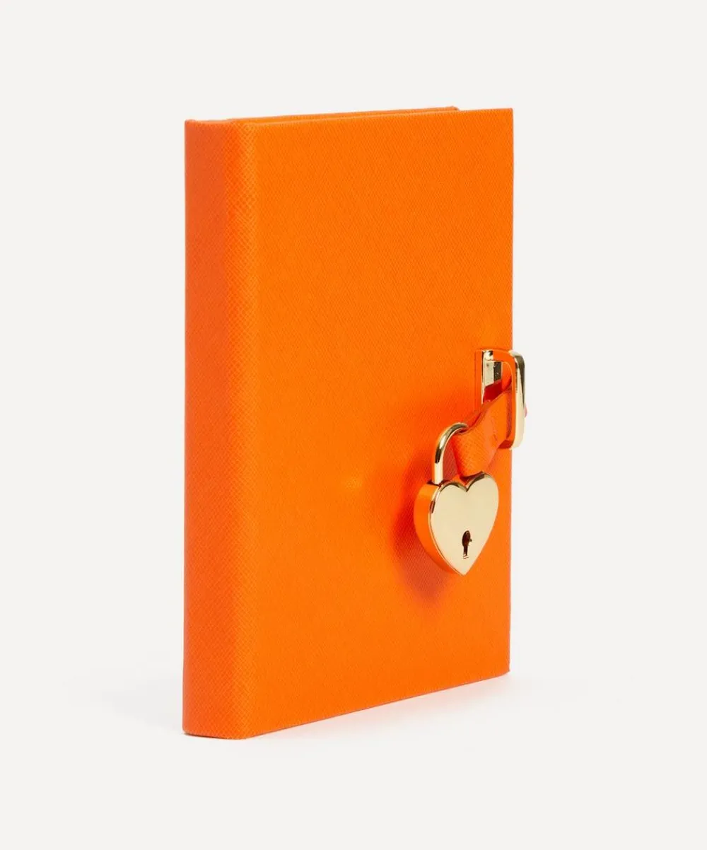 Graphic Image Stationery And Games^Heart Lock Diary