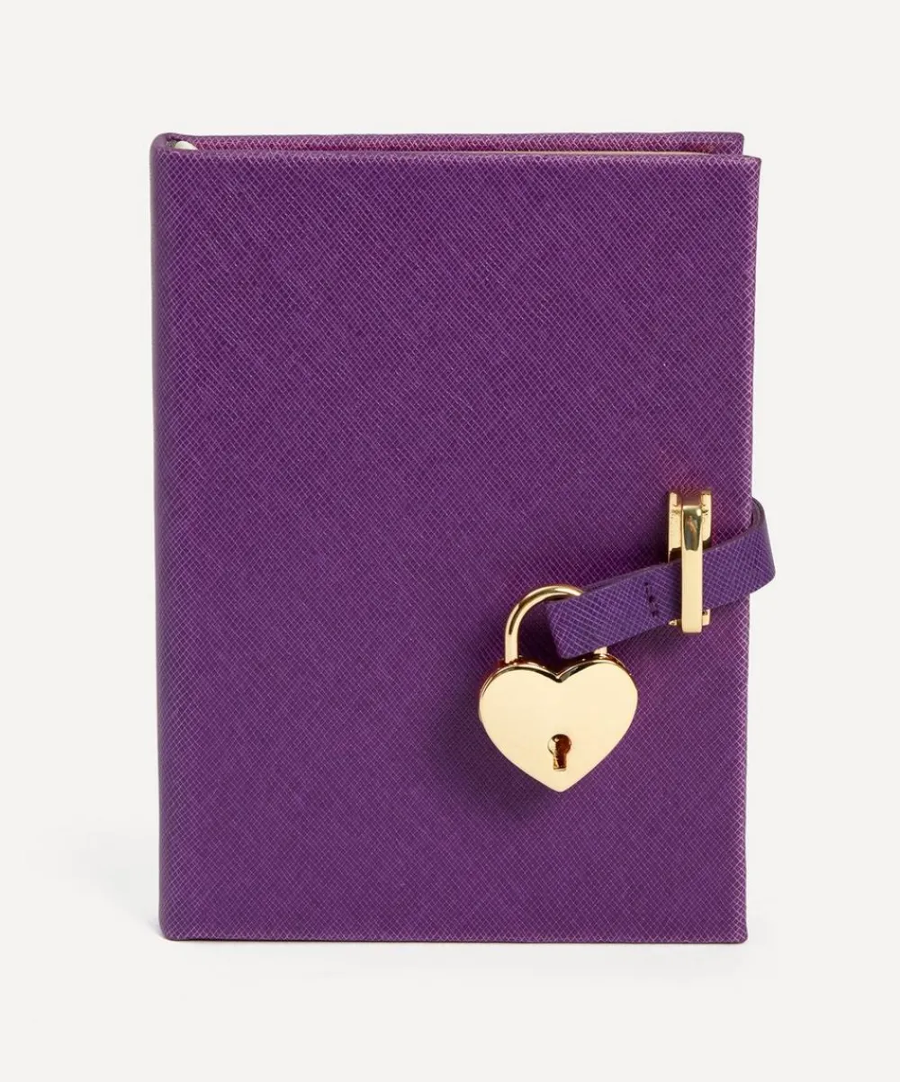 Graphic Image Stationery And Games^Heart Lock Diary