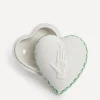 Marin Montagut Storage^Heart on Hand Porcelain Box