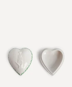 Marin Montagut Storage^Heart on Hand Porcelain Box