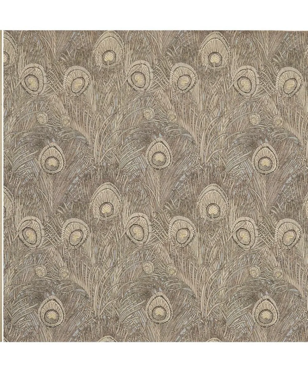 Liberty Interiors Furnishing Fabrics|Furnishing Fabrics^Hera Feather Ladbroke Linen in Pewter