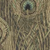 Liberty Interiors Furnishing Fabrics^Hera Feather Vintage Velvet in Jade