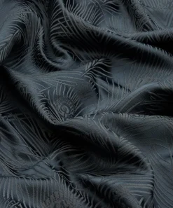 Liberty Interiors Furnishing Fabrics^Hera Plume Dyed Jacquard in Pewter Blue
