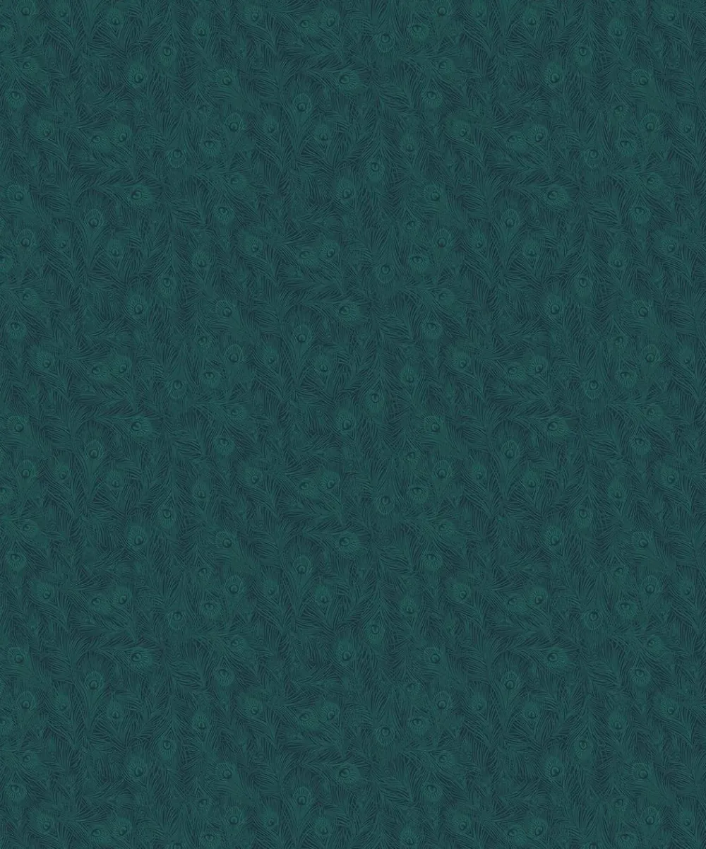 Liberty Interiors Wallpaper|Furnishing Fabrics^Hera Plume Wallpaper in Jade