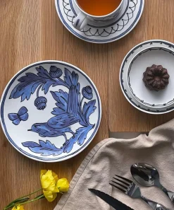 Twig New York Tableware^Heritage Blue Bird Appetizer Plate Set of Two