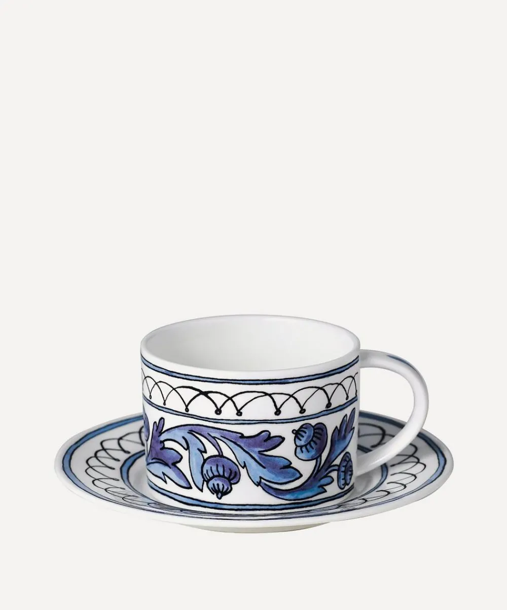 Twig New York Mugs^Heritage Blue Bird Cup and Saucer