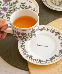 Twig New York Mugs^Heritage Forget Me Not Cup and Saucer