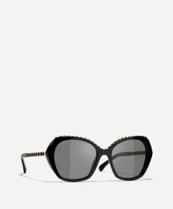 CHANEL Sunglasses & Glasses^Hexagonal Sunglasses