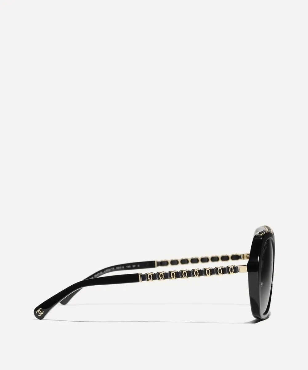 CHANEL Sunglasses & Glasses^Hexagonal Sunglasses