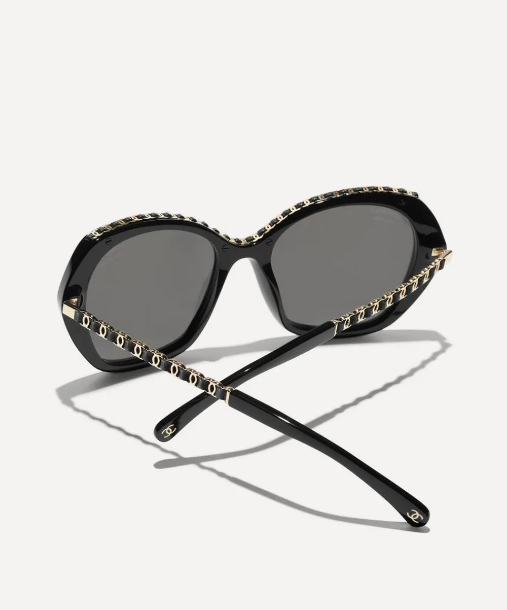 CHANEL Sunglasses & Glasses^Hexagonal Sunglasses