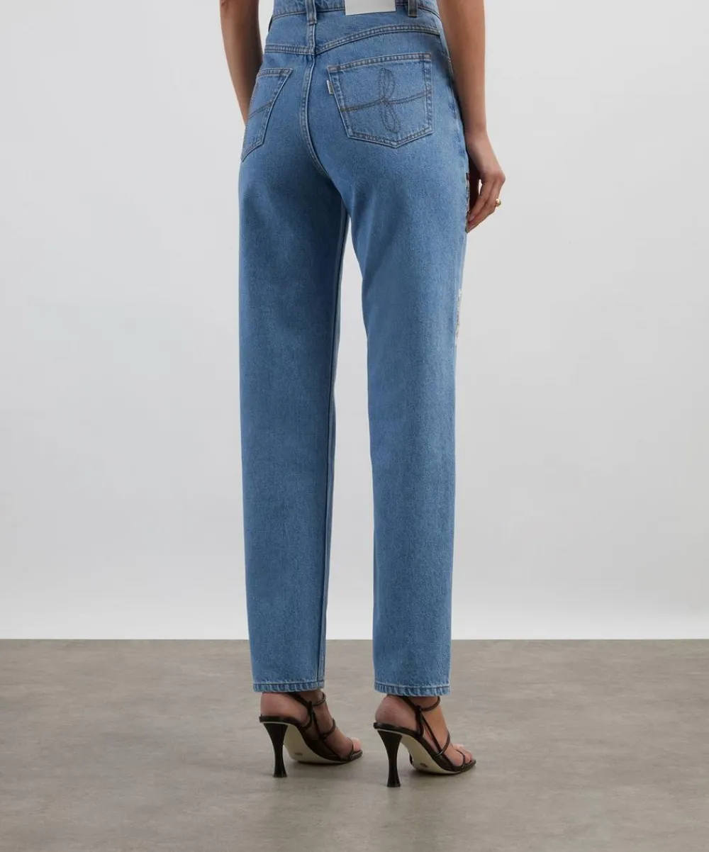 FANFARE Jeans^High-Waisted Liberty Square Patch Jeans