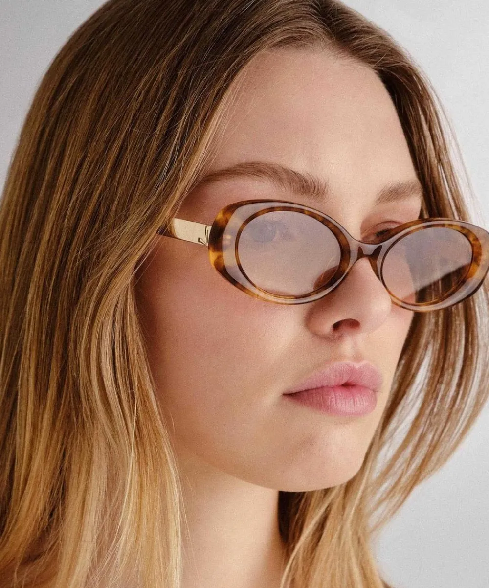 Luv Lou Sunglasses & Glasses^Honey Oval Sunglasses