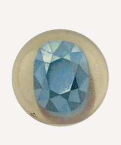 John Derian Stationery And Games^Hope Blue Diamond Dome Paperweight