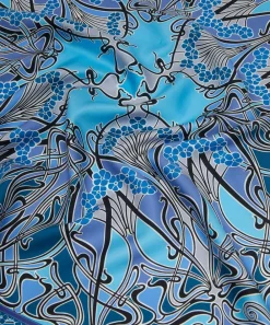 Liberty Scarves^Ianthe 90 x 90 Silk Foulard Scarf