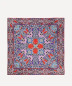 Liberty Scarves^Ianthe 90 x 90 Silk Foulard Scarf
