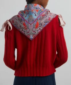 Liberty Scarves^Ianthe 90 x 90 Silk Foulard Scarf