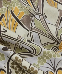 Liberty Interiors Furnishing Fabrics^Ianthe Bloom Multi Ladbroke Linen in Dragonfly