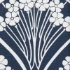 Liberty Interiors Furnishing Fabrics^Ianthe Bloom Stencil Chiltern Linen in Pewter