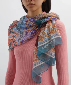 Liberty Scarves^Ianthe Long 70x200 Silk Chiffon Scarf