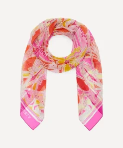 Liberty Scarves^Ianthe Long 70x200 Silk Chiffon Scarf