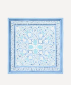 Liberty Scarves^Ianthe 140x140 Cashmere-Silk Scarf