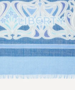 Liberty Scarves^Ianthe 140x140 Cashmere-Silk Scarf