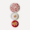 Lisa Corti Tableware^Indian Tiger Porcelain Plate Set of 3