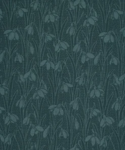 Liberty Fabrics Cotton For Quilting^Indigo Delphinium Snowdrop Spot Lasenby Quilting Cotton