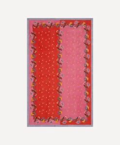 Lisa Corti Tableware^Indonesian Red Rose 180x270cm Tablecloth